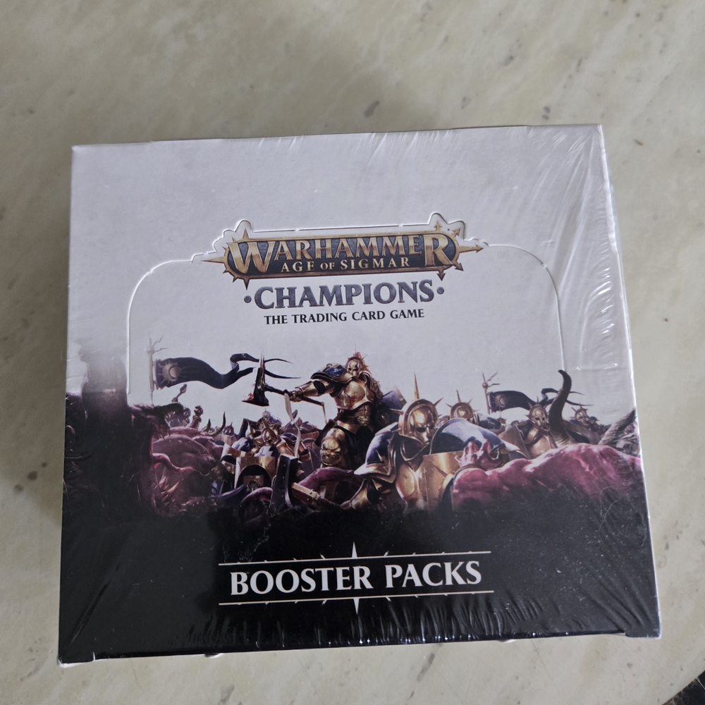 New Sealed Warhammer Age of Sigmar Champions Booster Packs